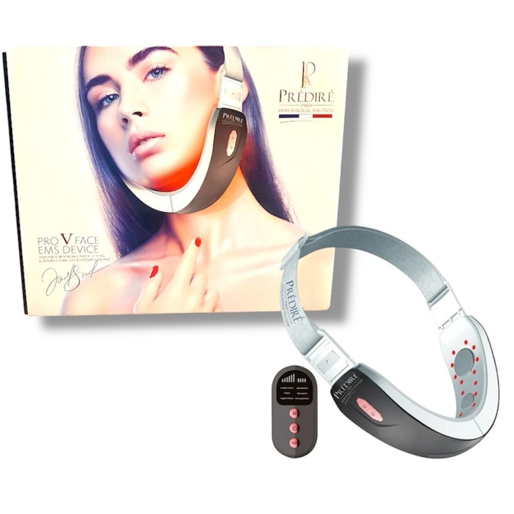 Predire Paris Pro V Face EMS Device Pro V Bella EMS Device Jawline & Neck LED